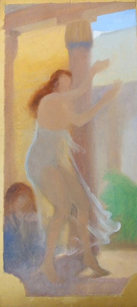 Danza Egiziana (Studio di pannello decorativo per il Teatro Comunale di Rio de Janeiro) - Museo Nazionale di Belle Arti, Rio de Janeiro